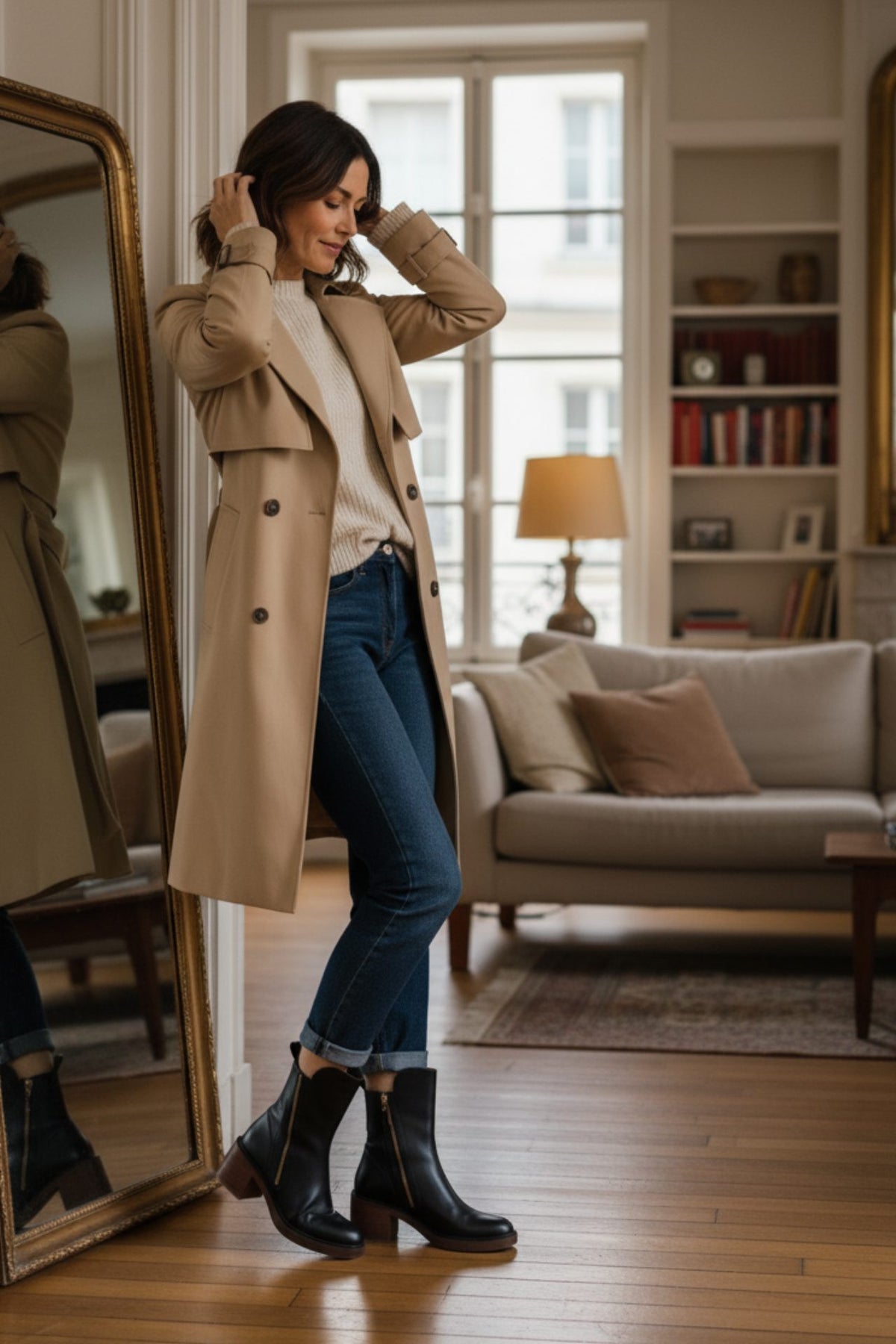 Block Heel Ankle Boots for Women - View 10
