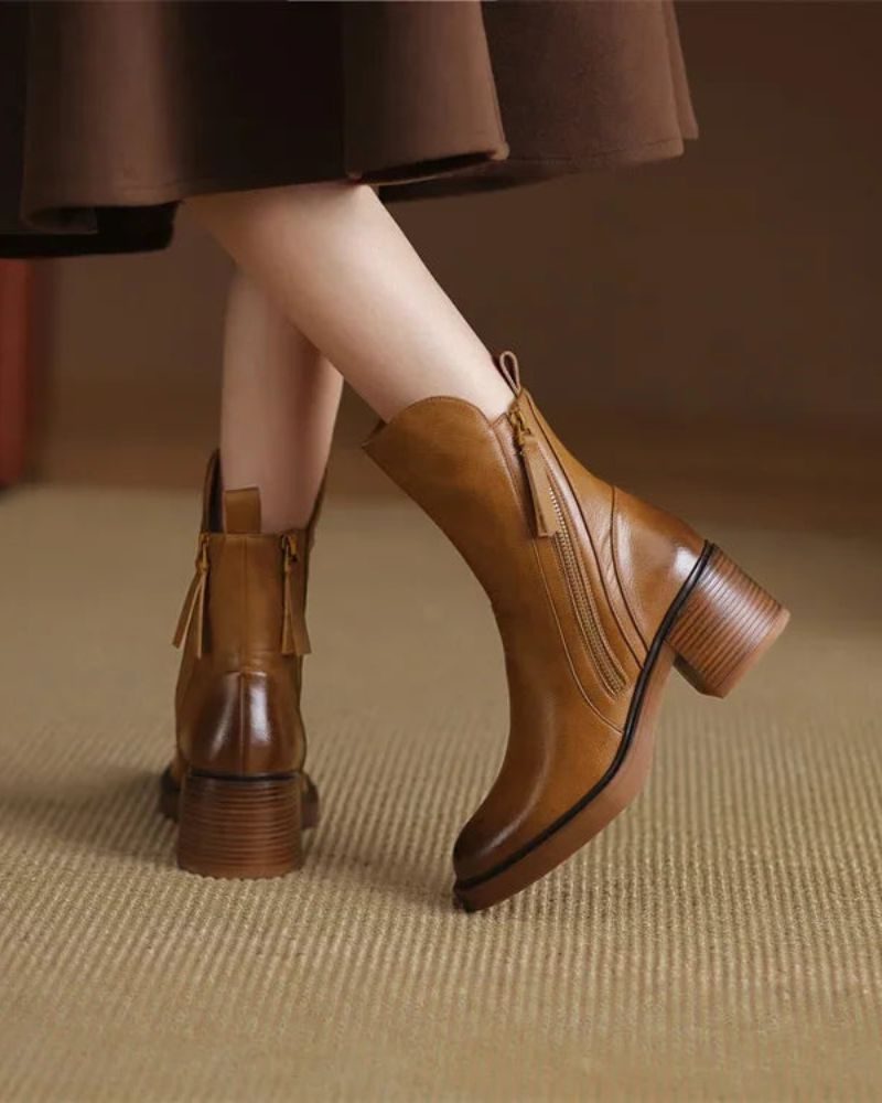 Block Heel Ankle Boots for Women - View 14