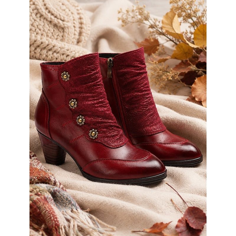 Block Heel Ankle Boots for Women - View 3