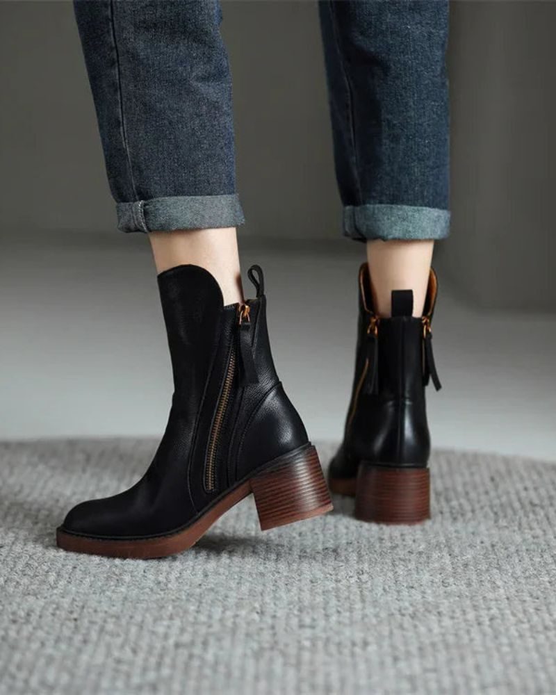 Block Heel Ankle Boots for Women - View 3