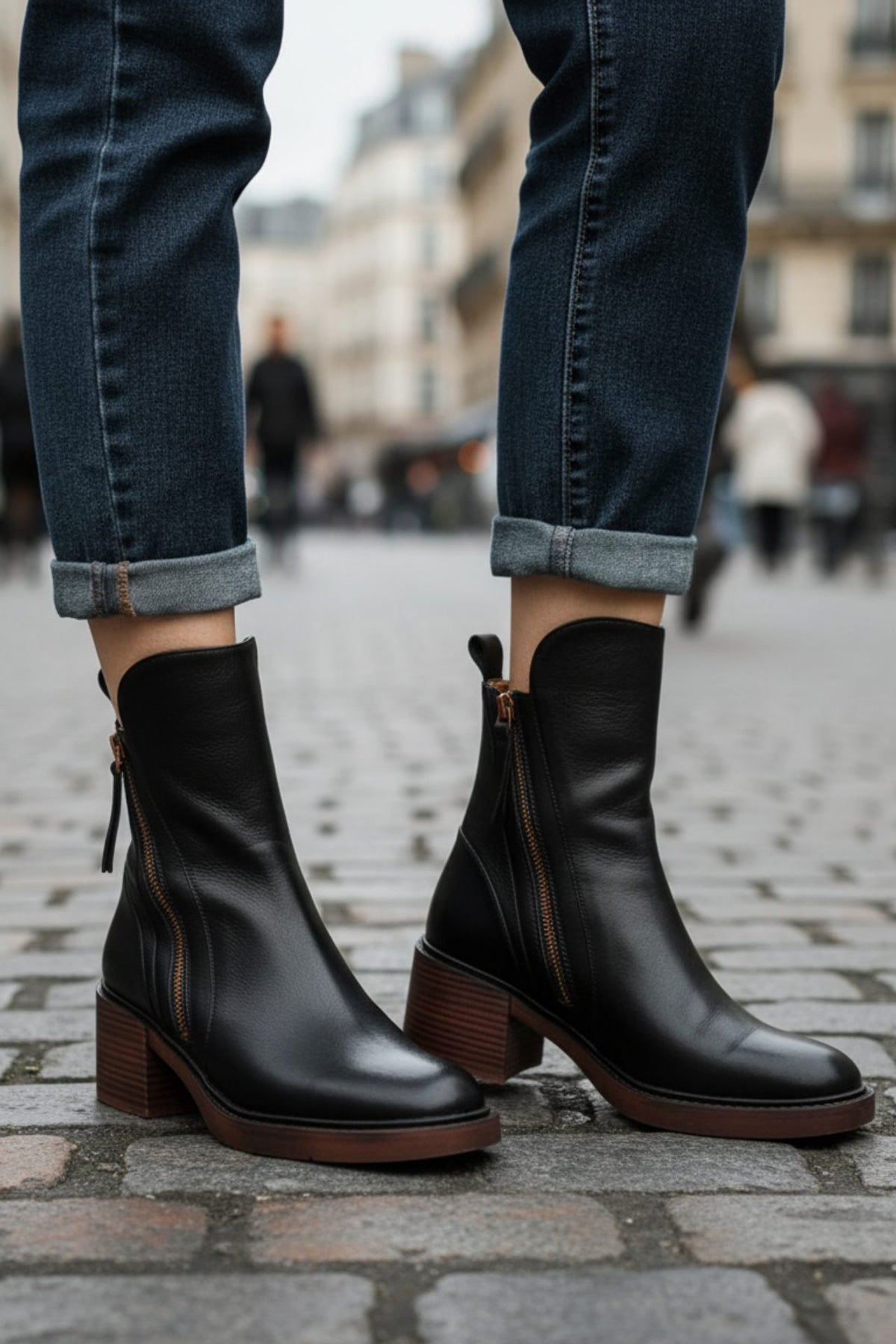 Block Heel Ankle Boots for Women - View 4