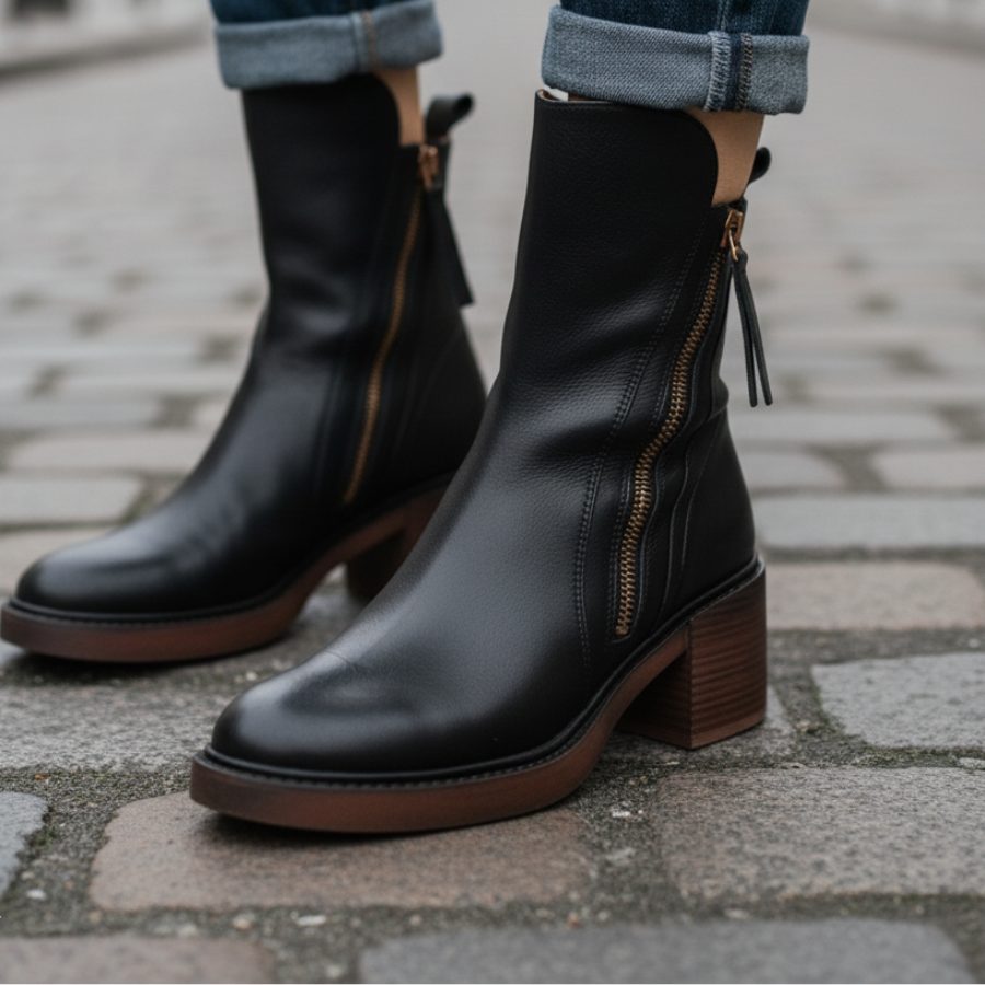 Block Heel Ankle Boots for Women - View 5