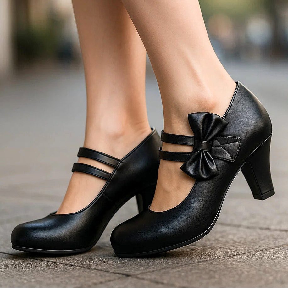 Block Heel Mary Jane Pumps for Women - View 10
