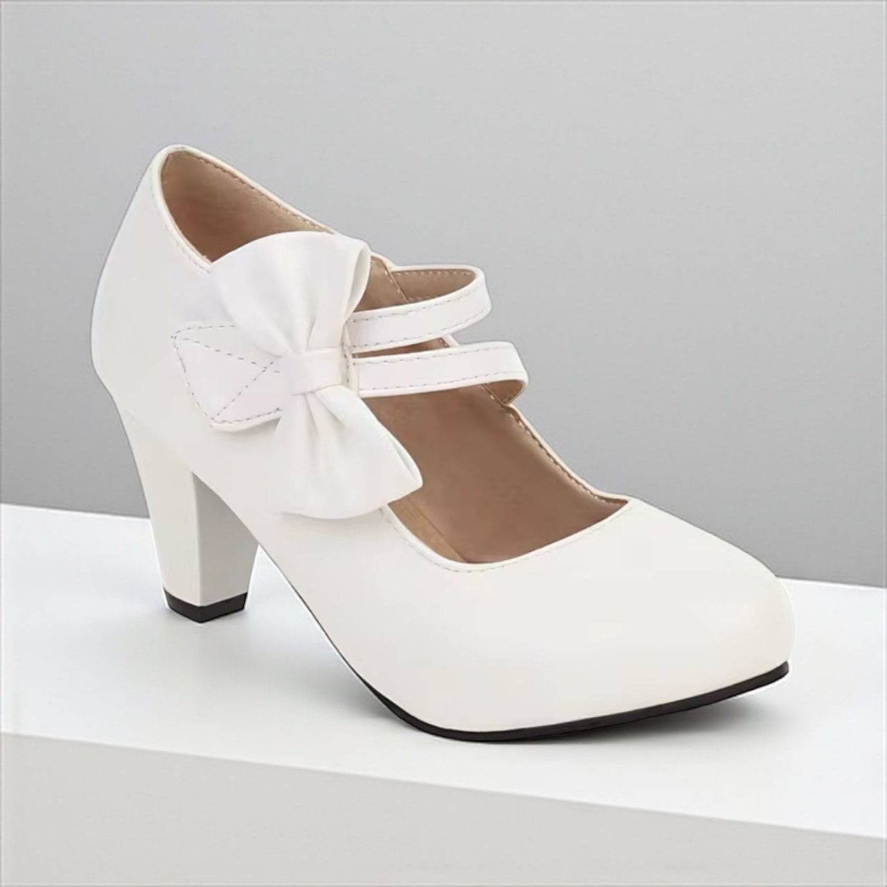 Block Heel Mary Jane Pumps for Women - View 14