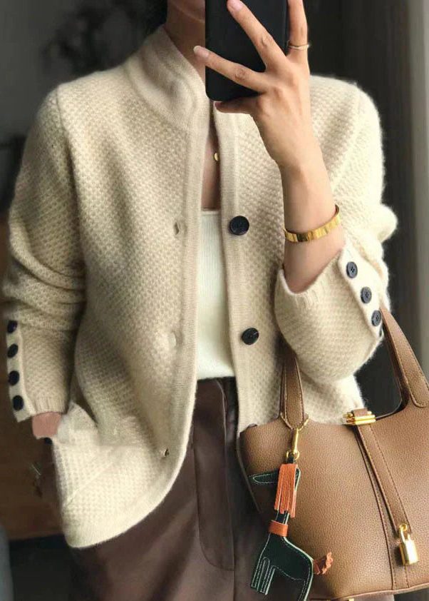 Button-Up Oversized Cardigan for Women