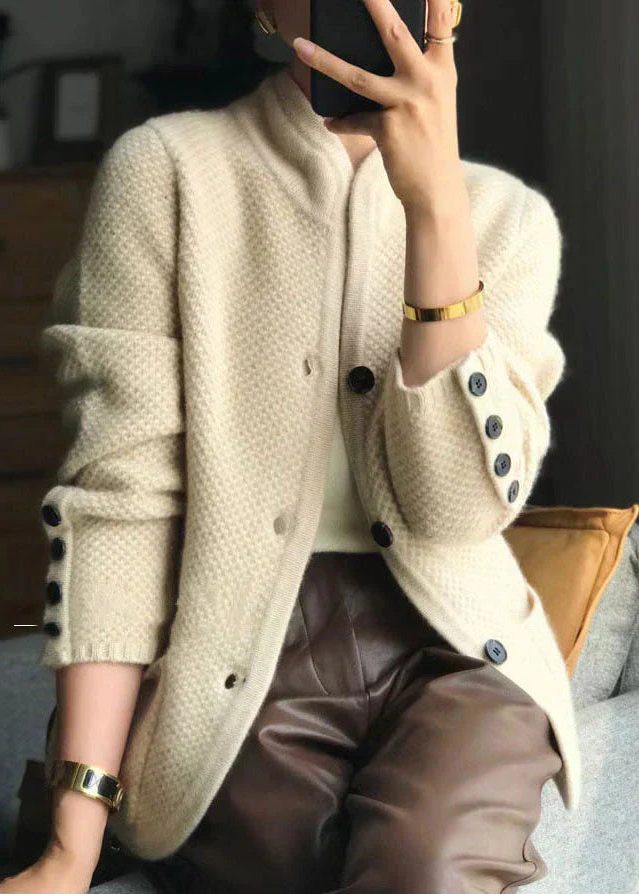 Button-Up Oversized Cardigan for Women - View 3