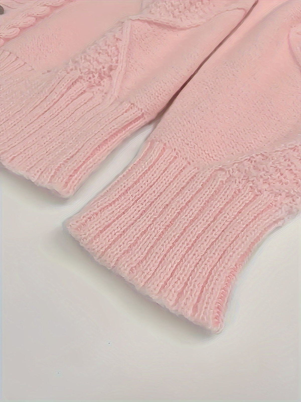 Cable Knit Button Cardigan for Women - View 4