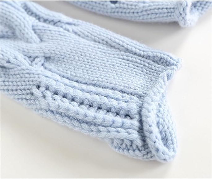 Cable Knit Roll Neck Pullover for Women - View 6