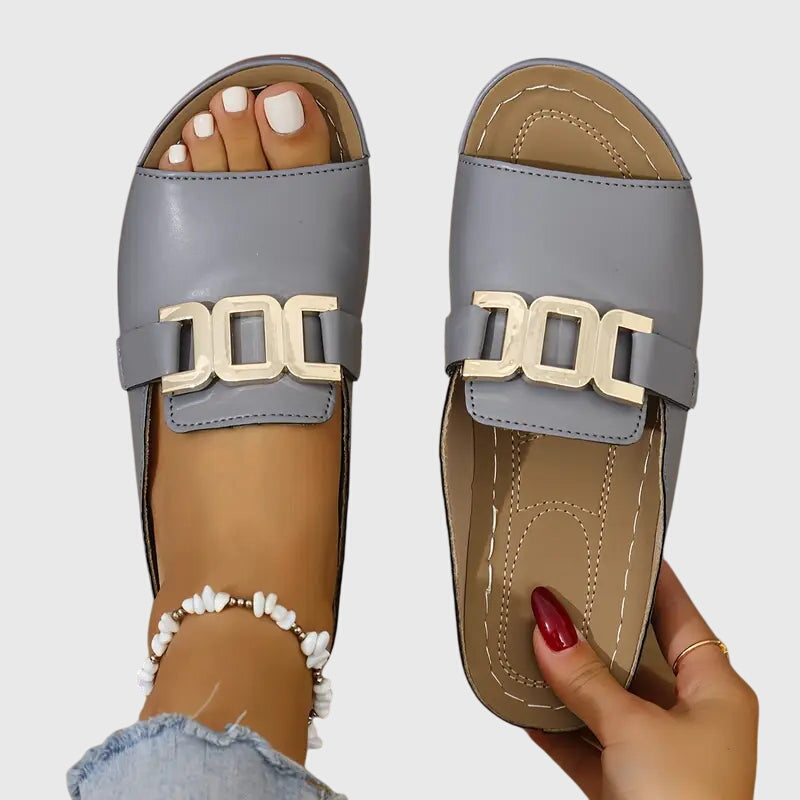 Open Toe Buckle Sandals for Women
