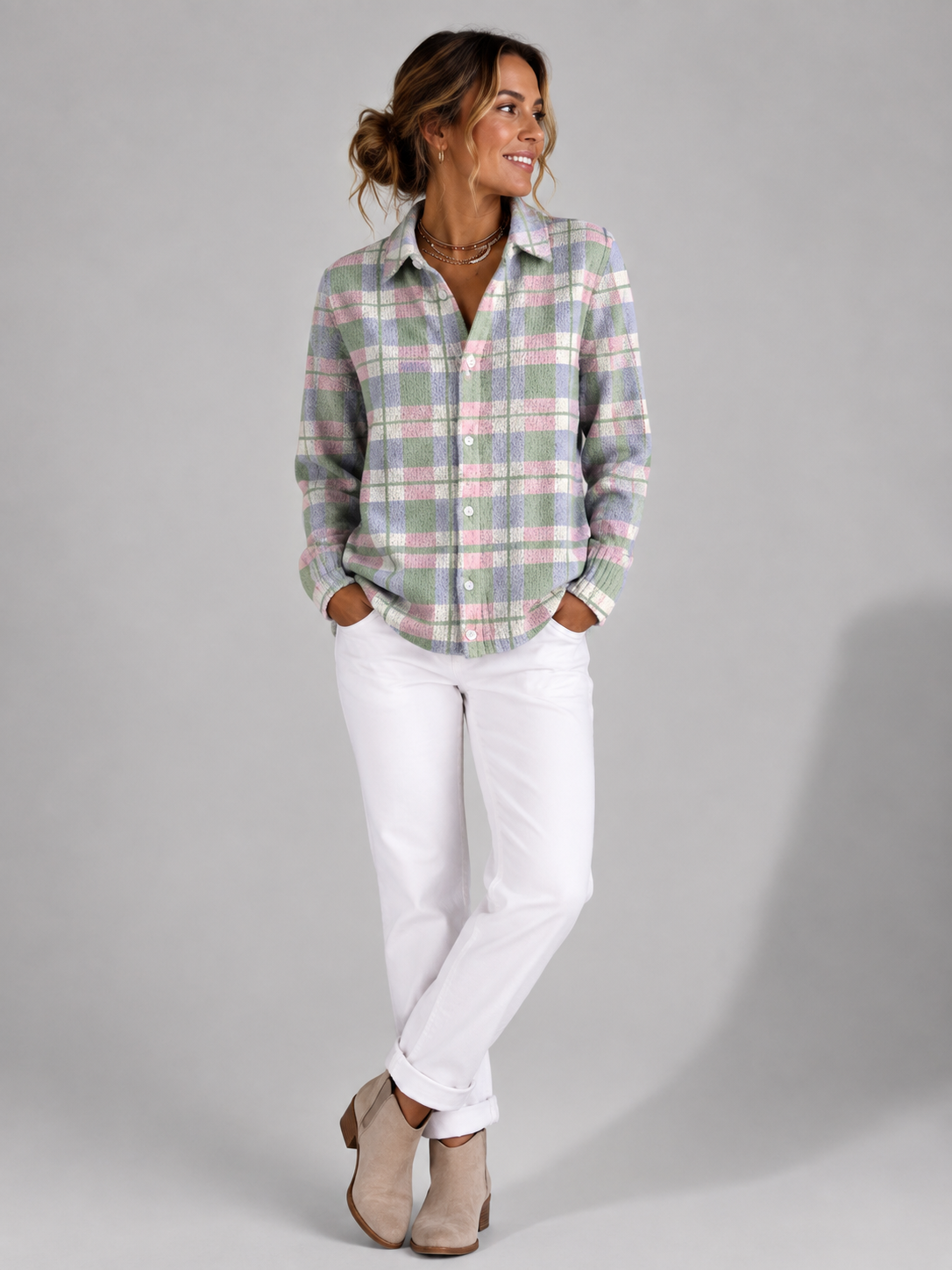 checked-knit-blouse-with-button-down-for-women-14