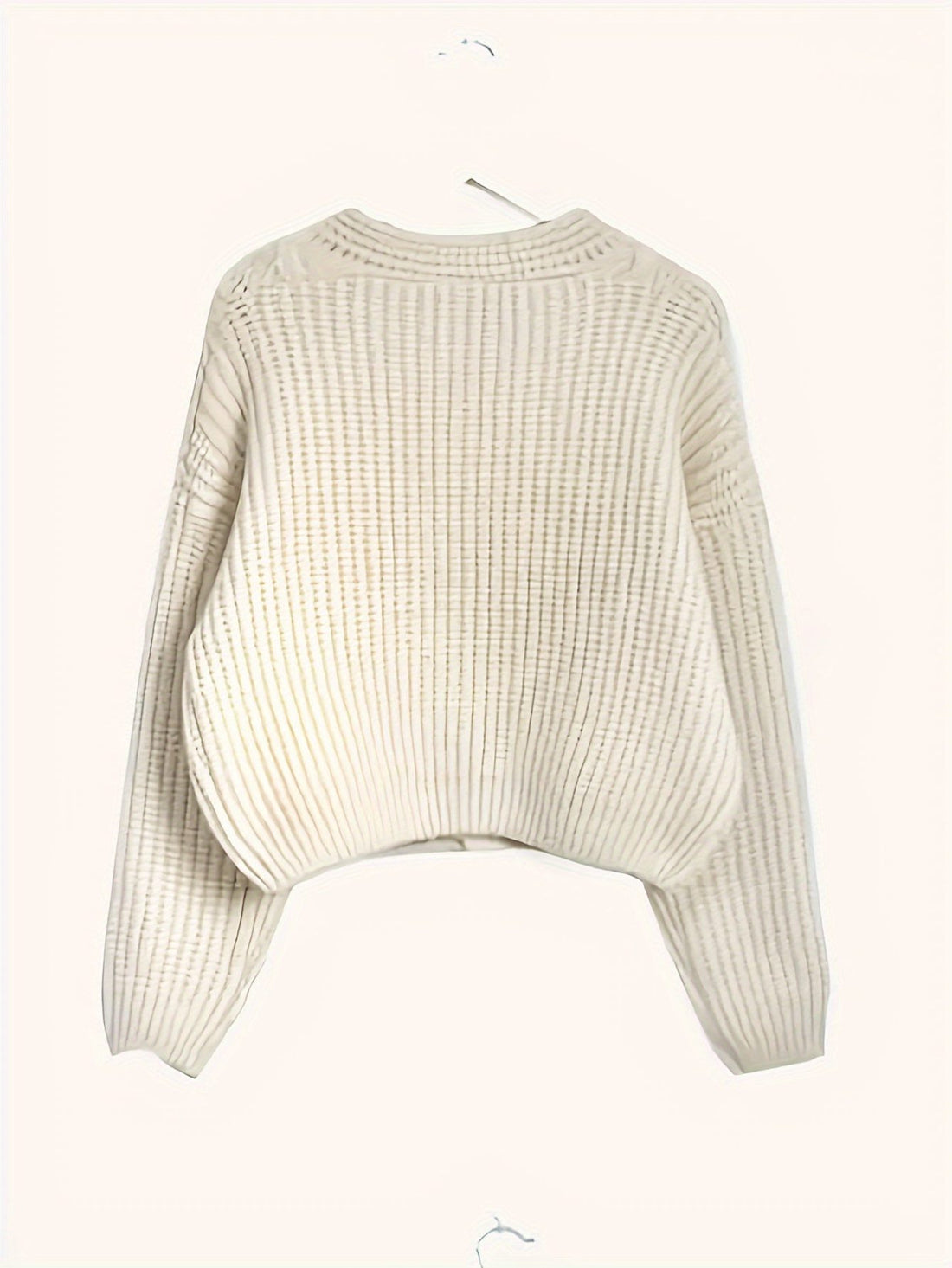 Chunky Knit Button-Down Cardigan for Women