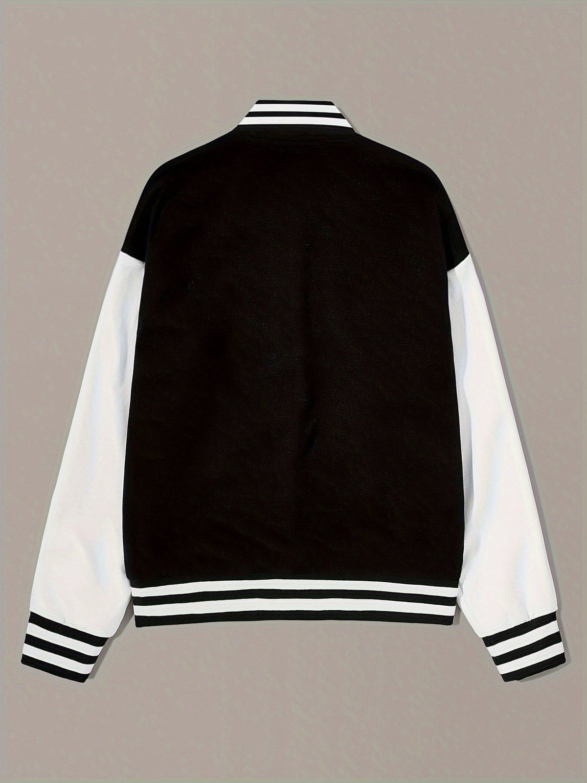 Contrast Panel Bomber Jacket for Women - View 4