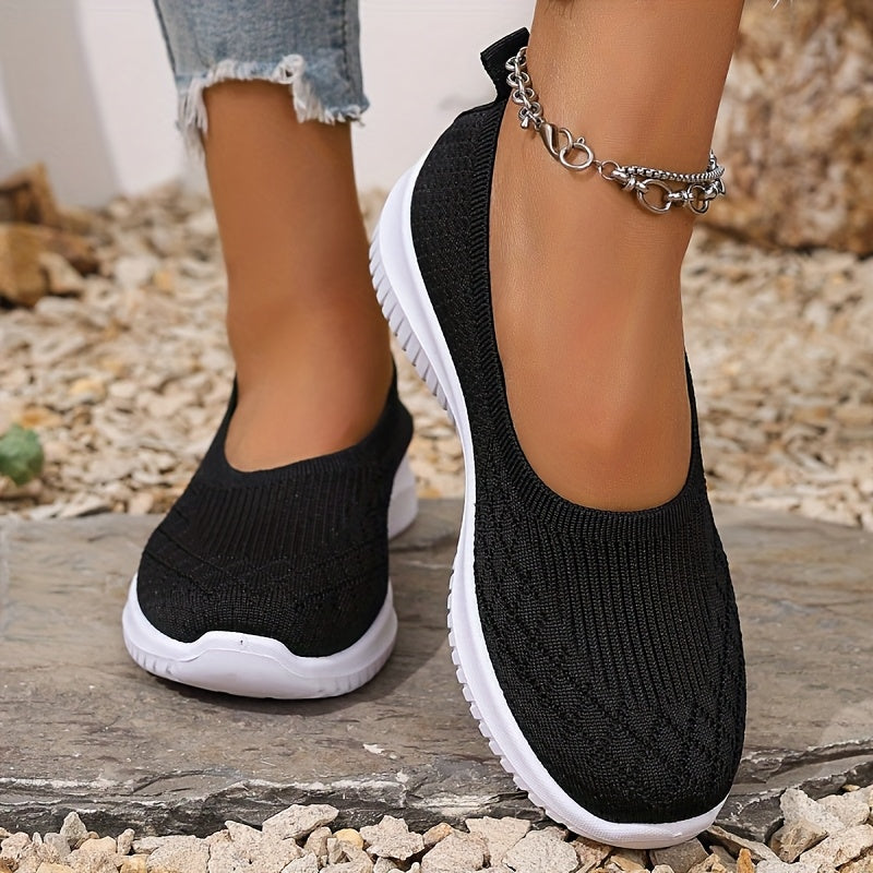 Knit Slip-On Flats for Women