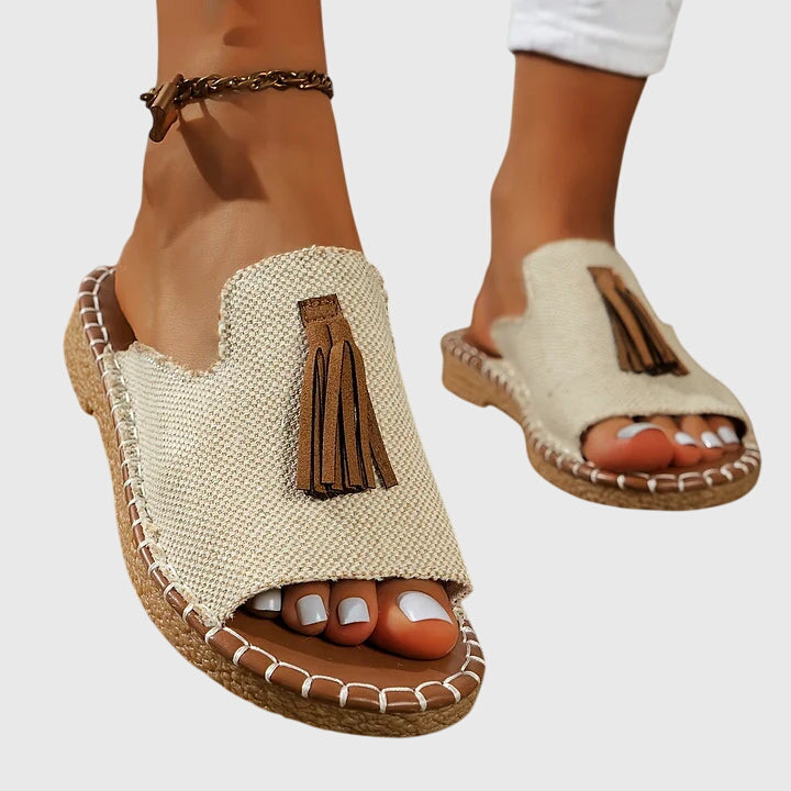 Open Toe Tassel Sandals for Women