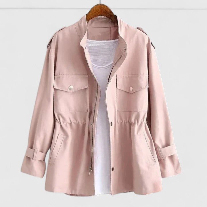 Double-Breasted Overshirt Jacket for Women