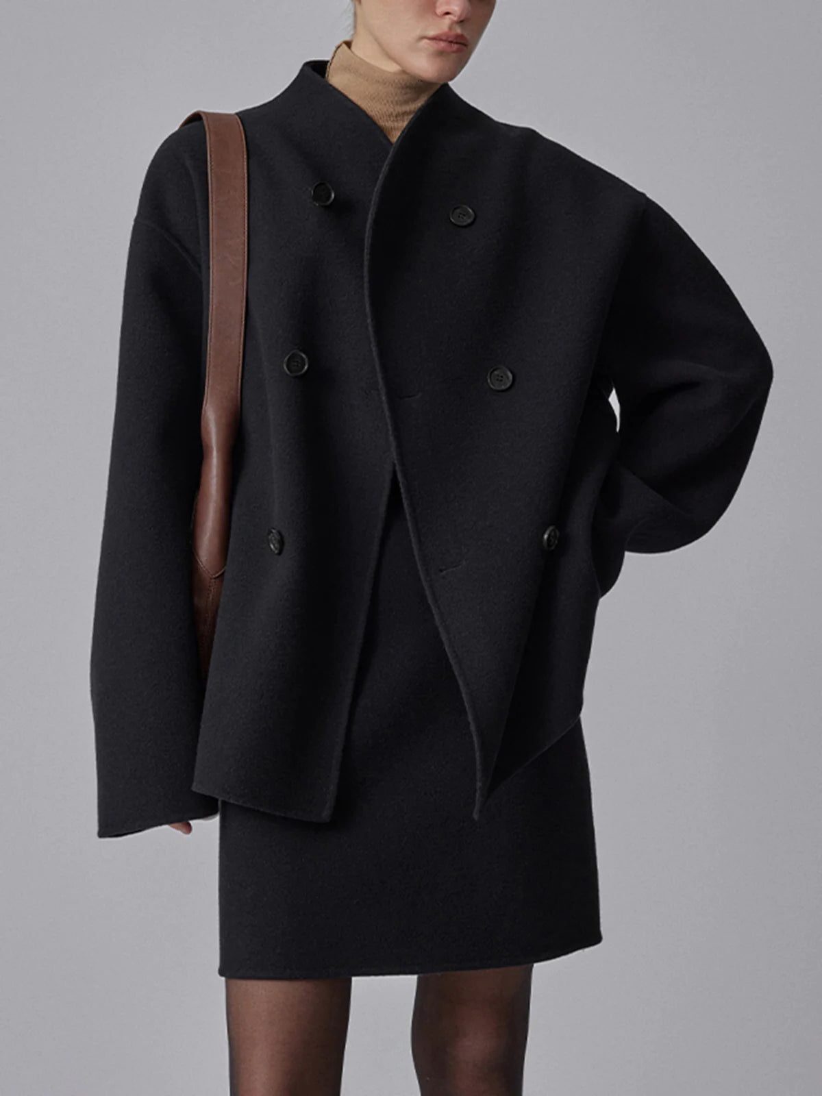 Double Breasted Pea Coat for Women - View 9