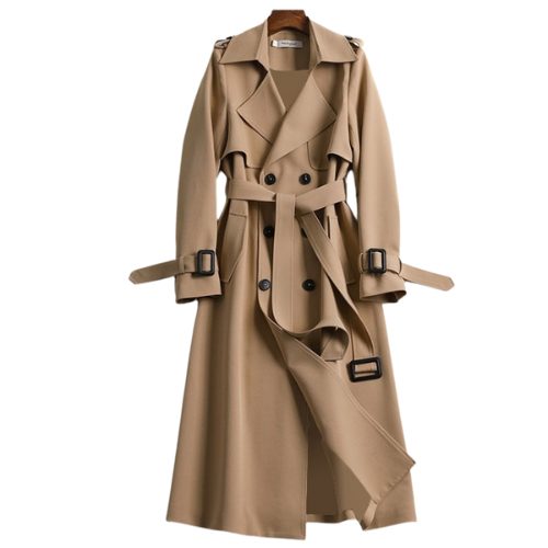 Double-Breasted Trench Coat for Women