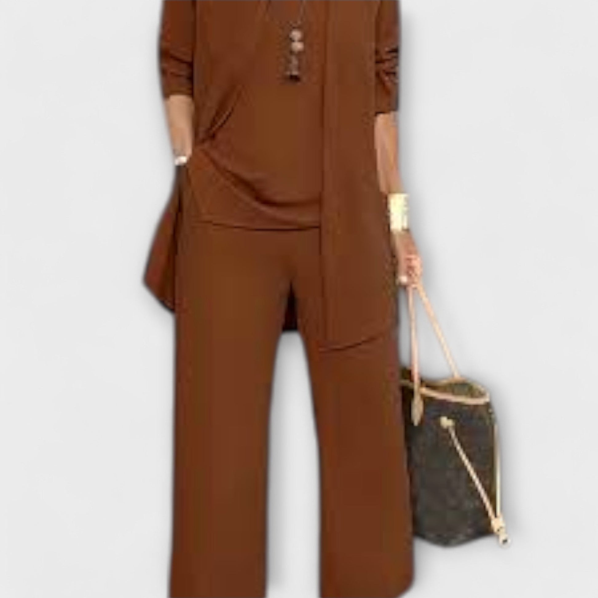 Wide Leg Three-Piece Set for Women