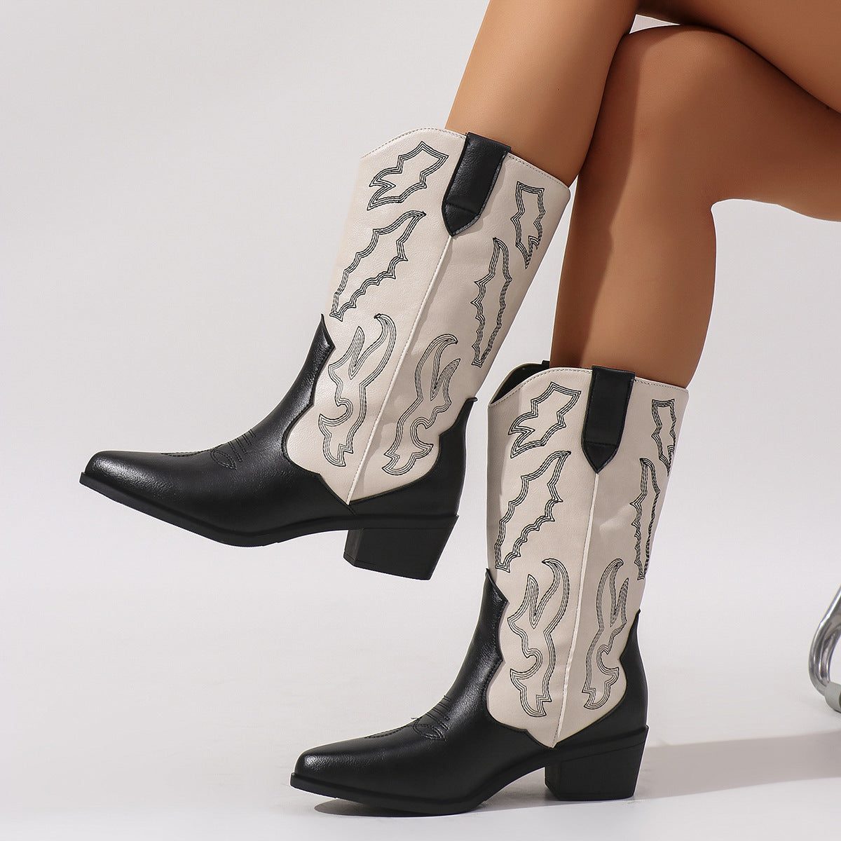 Embroidered Western Boots for Women - View 3