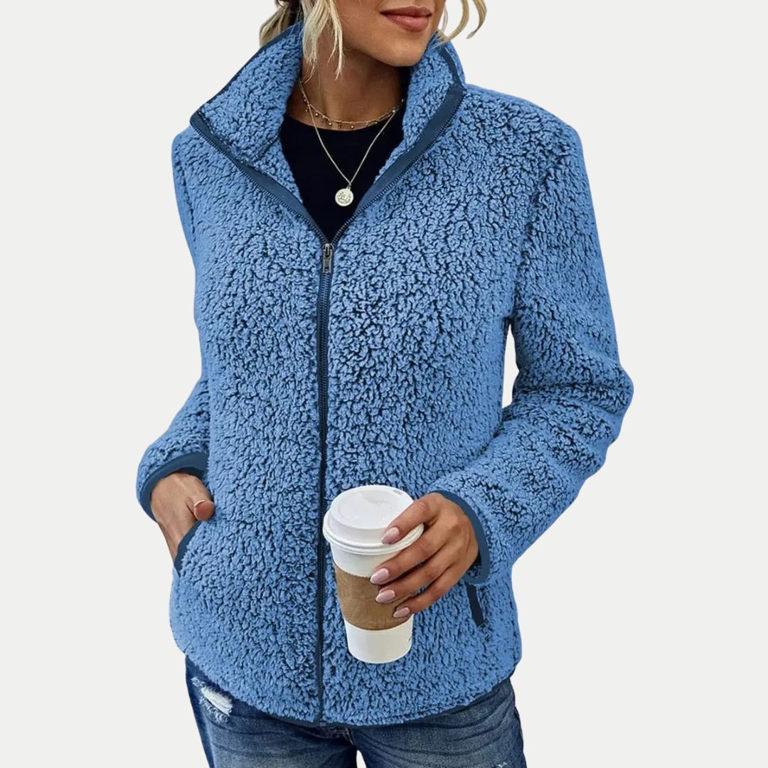 Fleece Zip-Up Jacket for Women