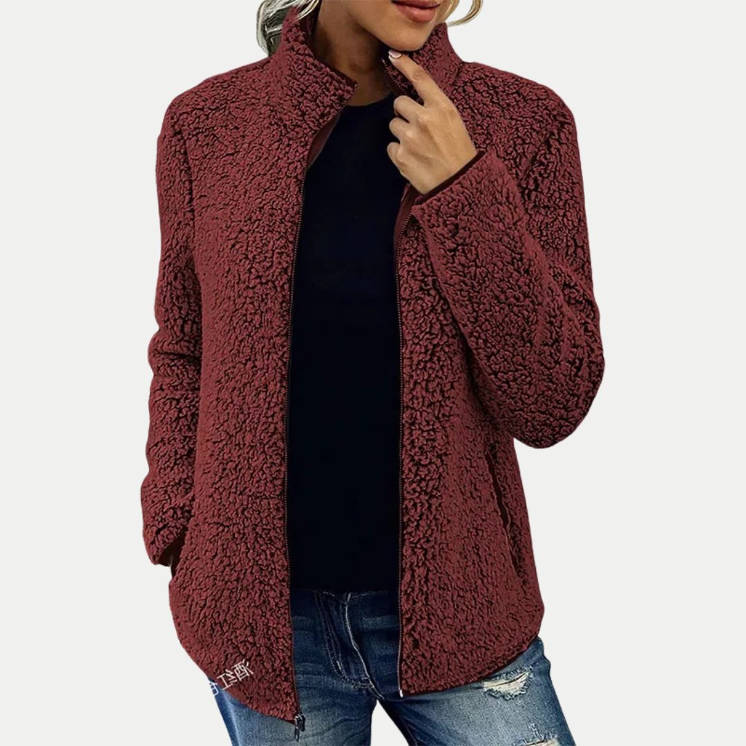 Fleece Zip-Up Jacket for Women