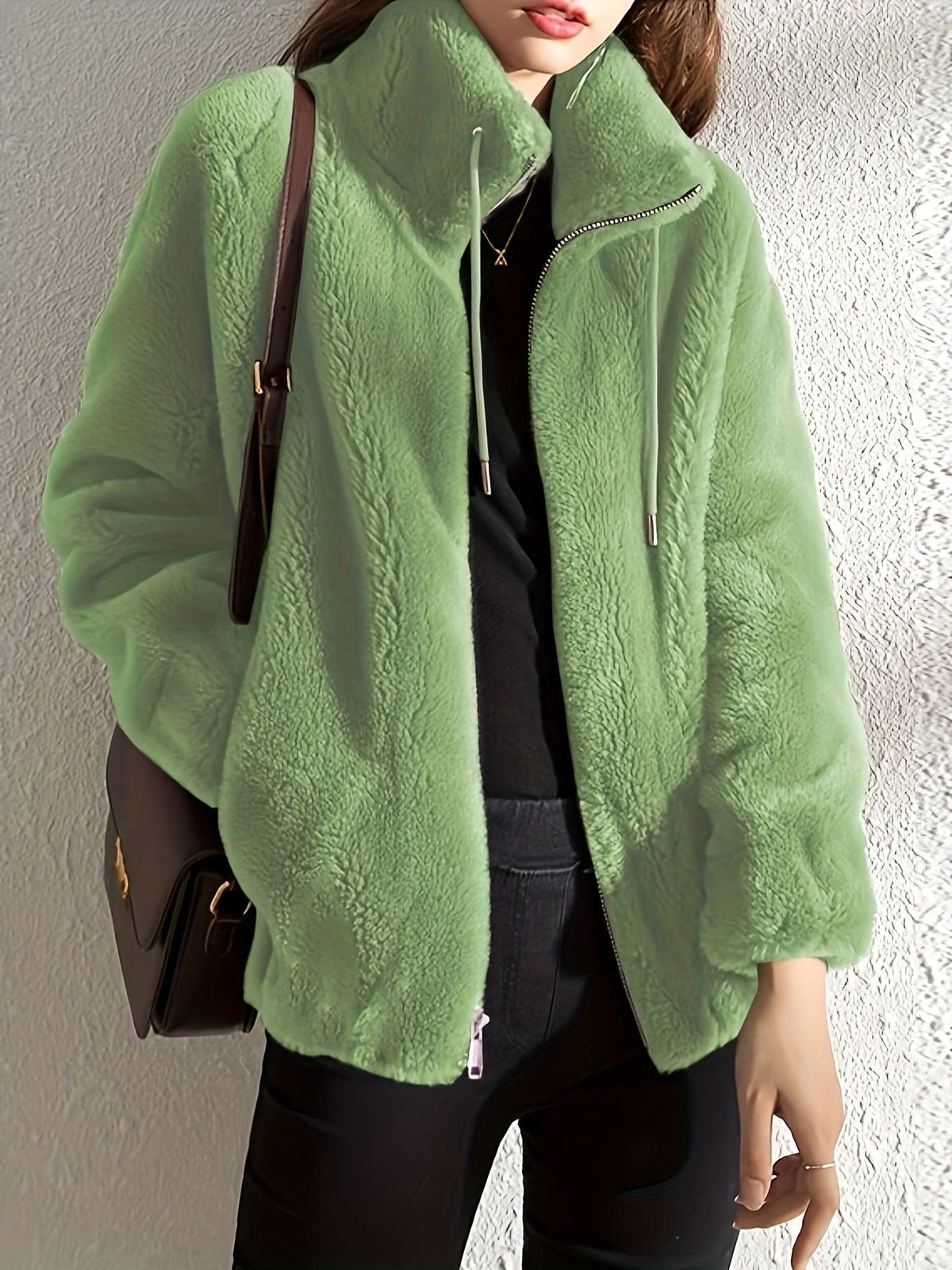 Fleece Zip-Up Jacket for Women - View 6