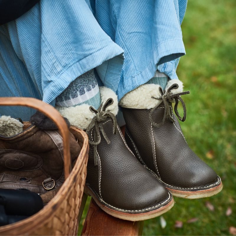 Fur-Lined Lace-Up Winter Boots for Women - View 5