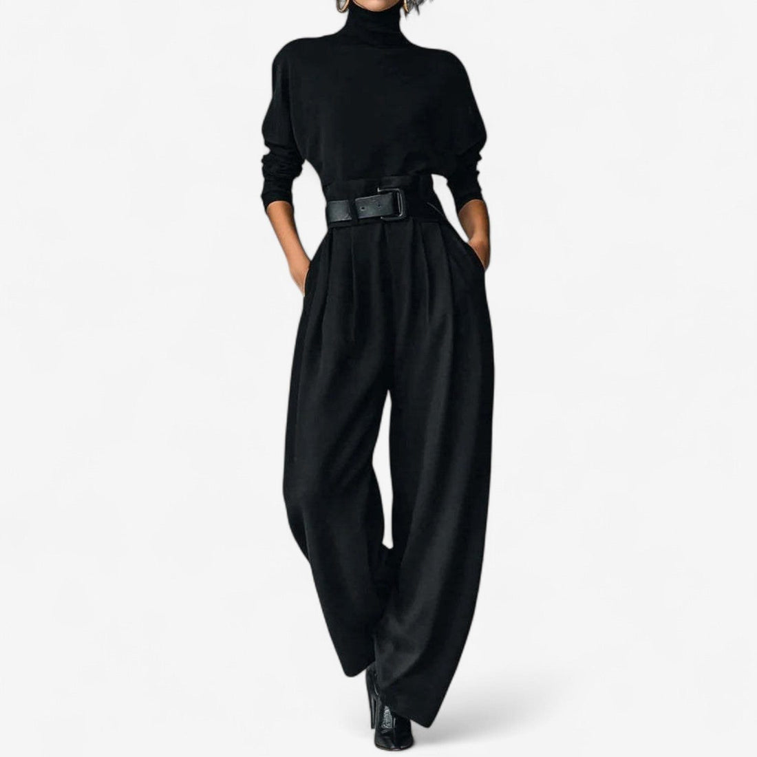 High Waist Wide Leg Jumpsuit for Women