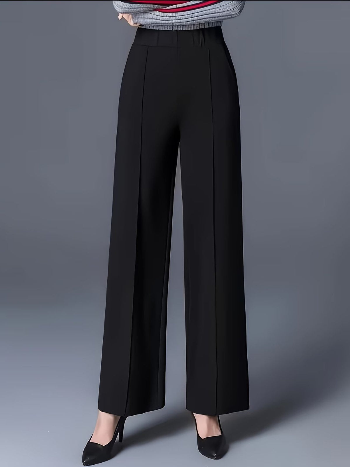 High-Waisted Wide Leg Trousers for Women