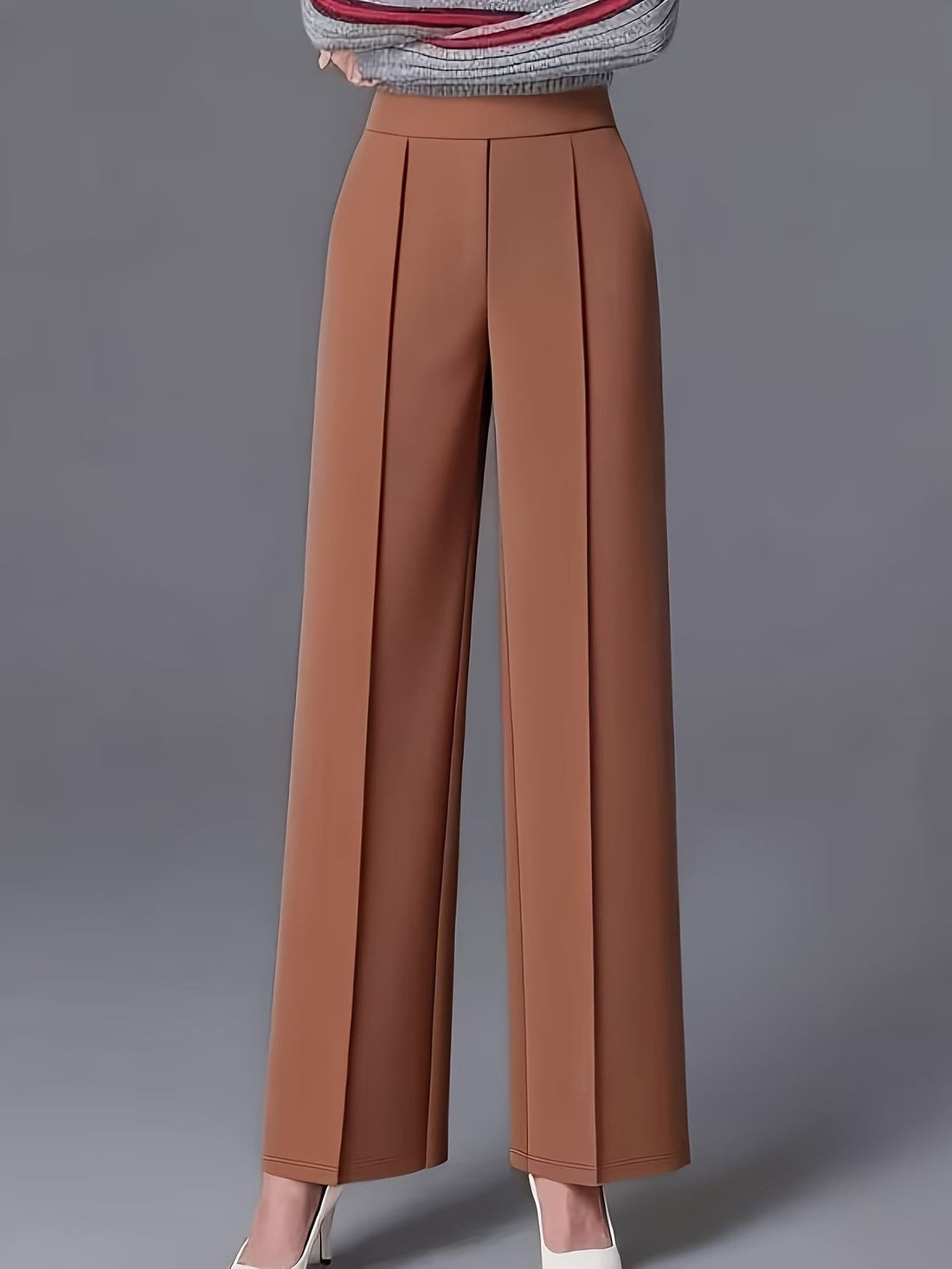 High-Waisted Wide Leg Trousers for Women