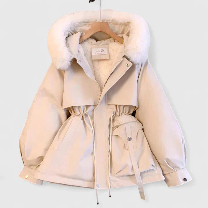 Hooded Longline Puffer Coat for Women