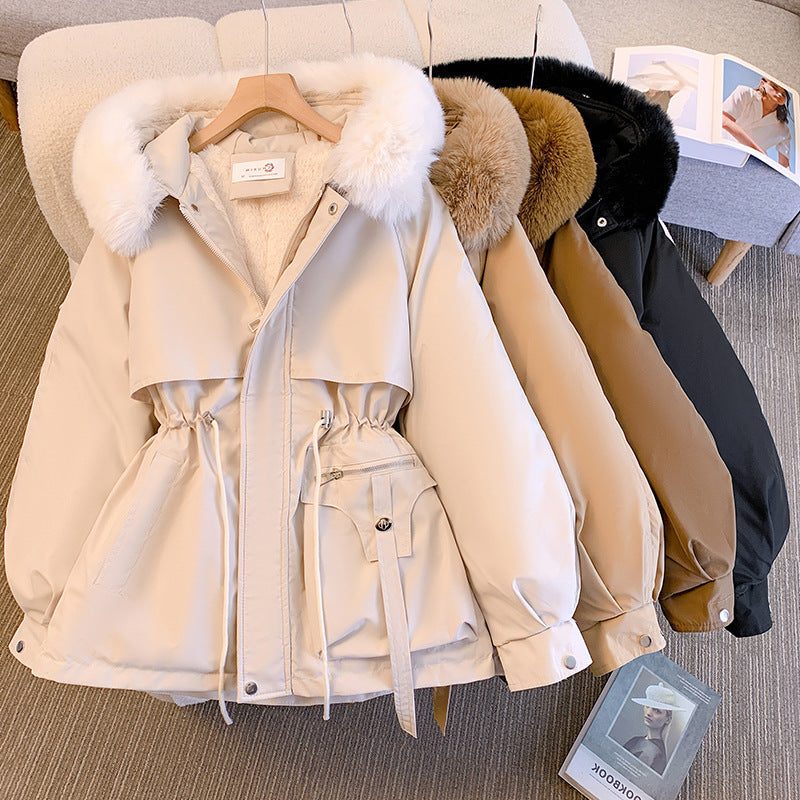 Hooded Longline Puffer Coat for Women