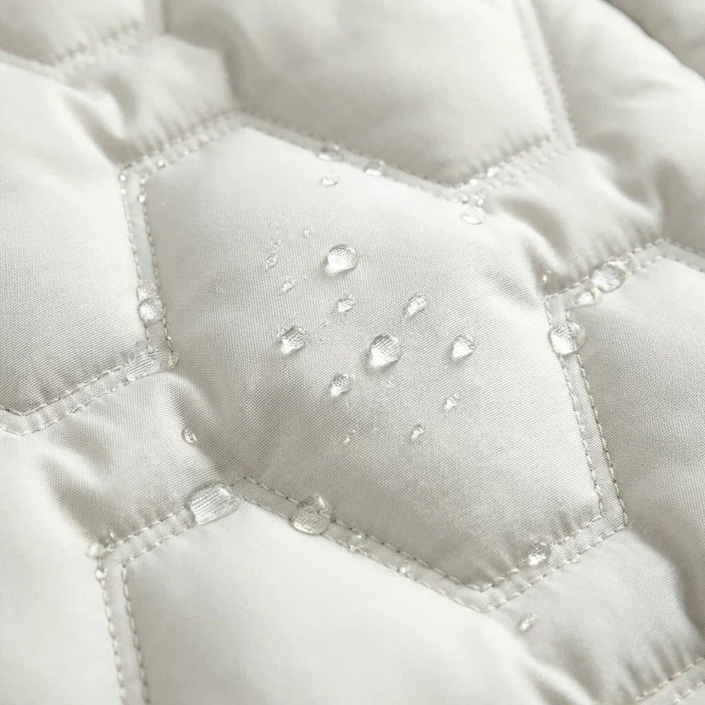 Hooded Longline Quilted Puffer Coat for Women - View 6