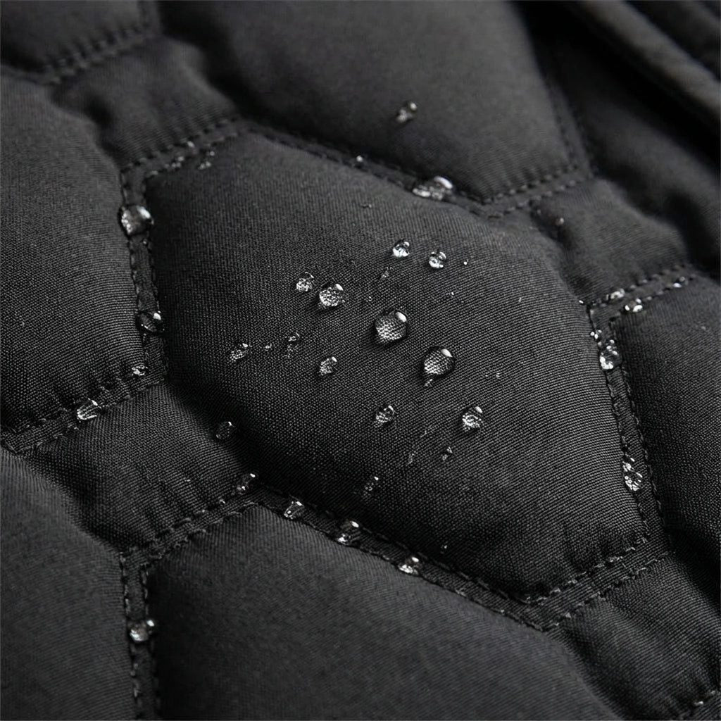 Hooded Longline Quilted Puffer Coat for Women - View 8