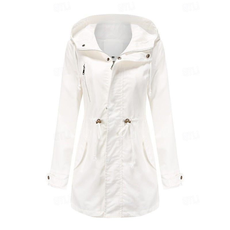 Hooded Longline Utility Coat for Women - View 10