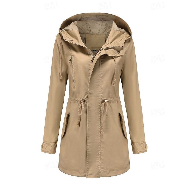 Hooded Longline Utility Coat for Women - View 13