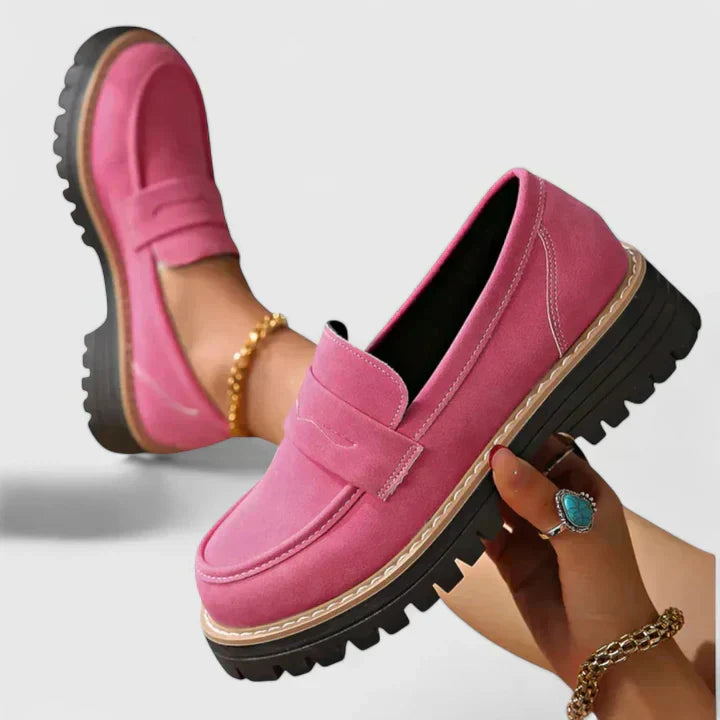 Platform Lug Sole Loafers for Women