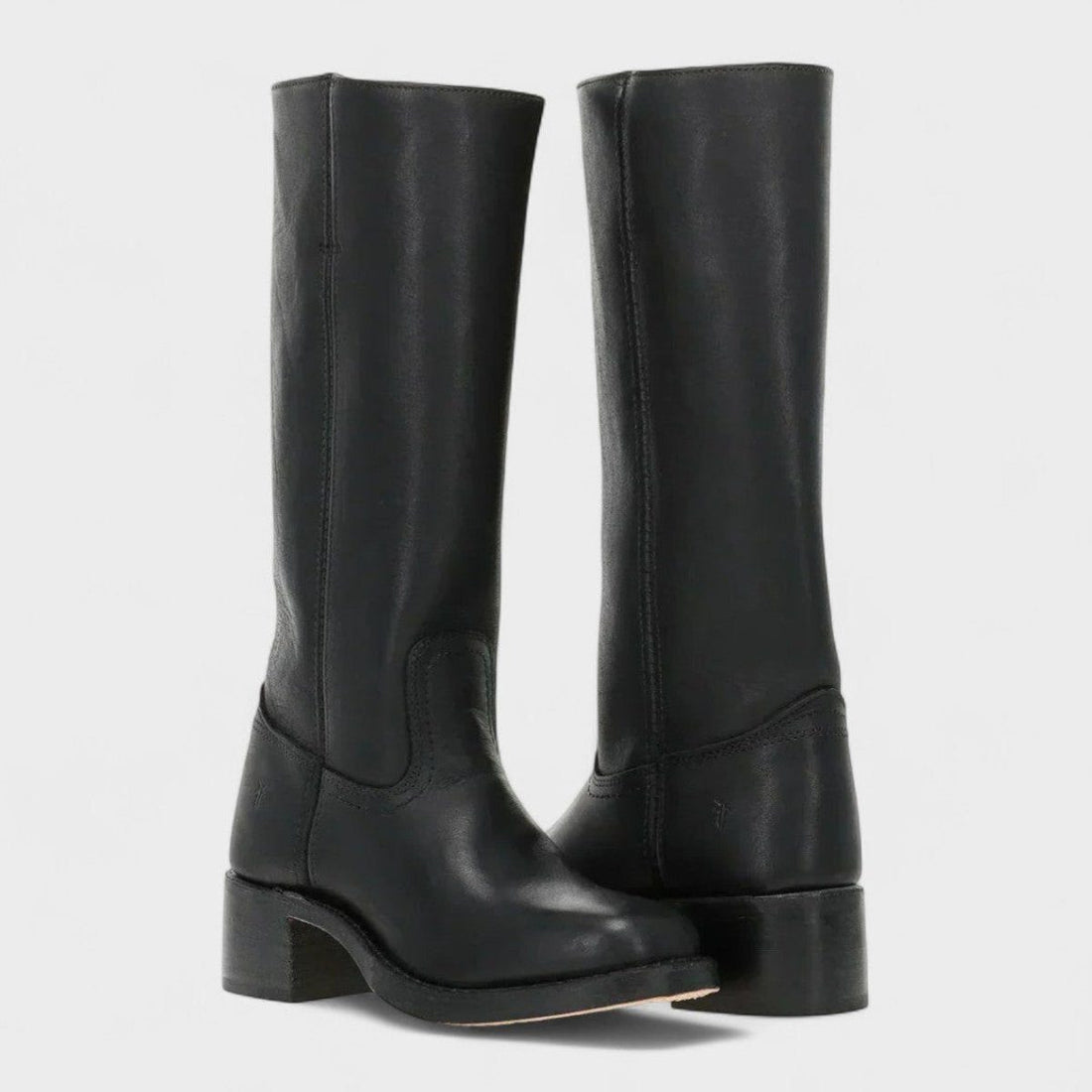 Knee High Block Heel Western Boots for Women