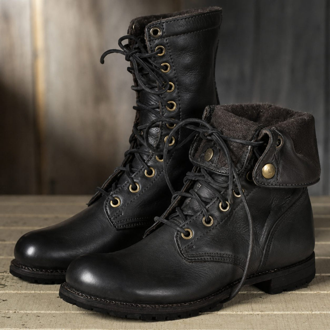 Lace-Up Ankle Boots for Women