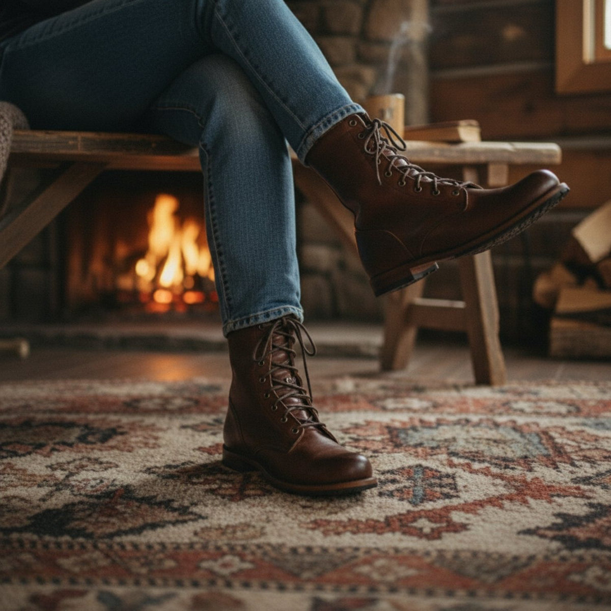 Lace-Up Ankle Boots for Women - View 5