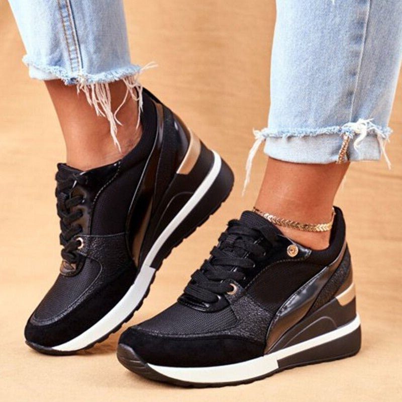 Lace-Up Colorblock Sneakers for Women - View 4