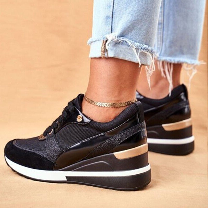 Lace-Up Colorblock Sneakers for Women - View 5