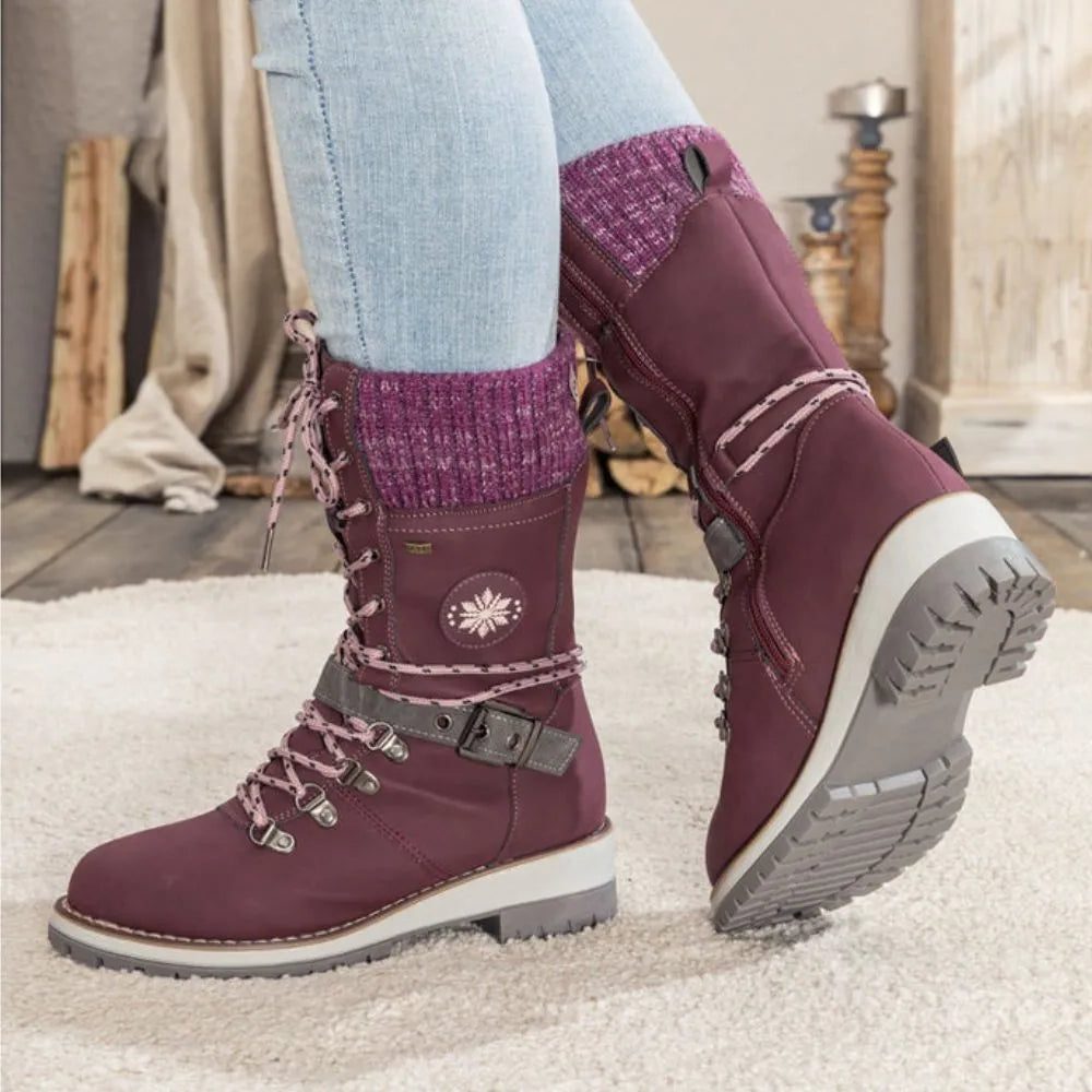 Lace-Up Lug Sole Ankle Boots for Women - View 5