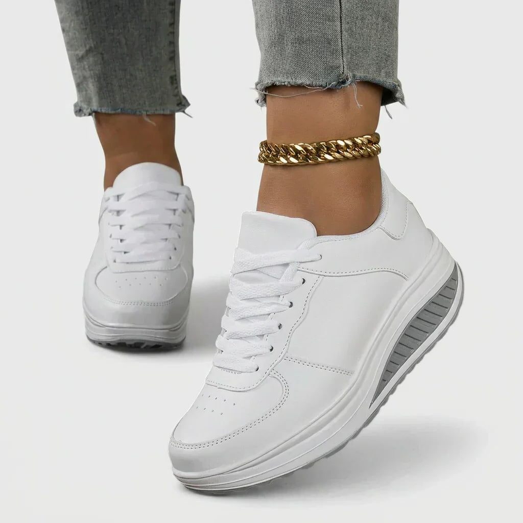 Lace-Up Platform Sneakers for Women