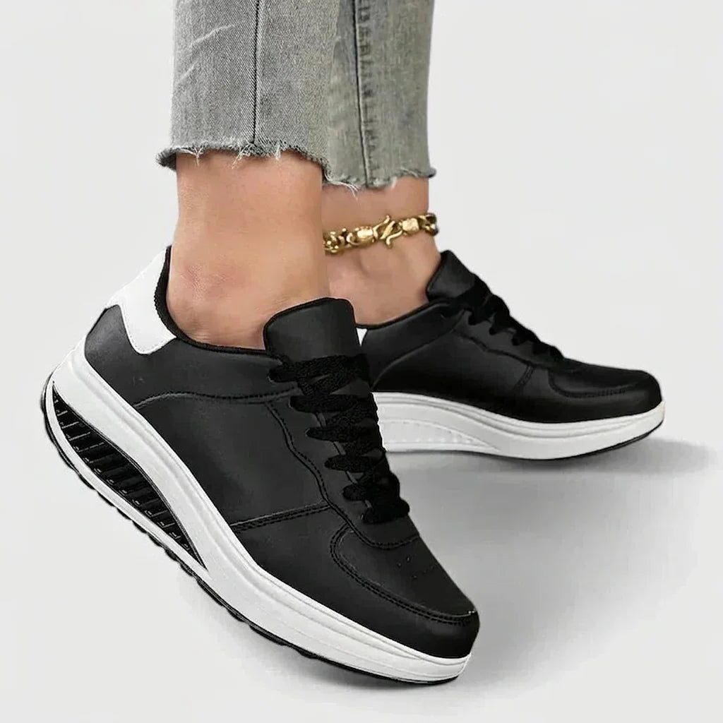 Lace-Up Platform Sneakers for Women - View 2