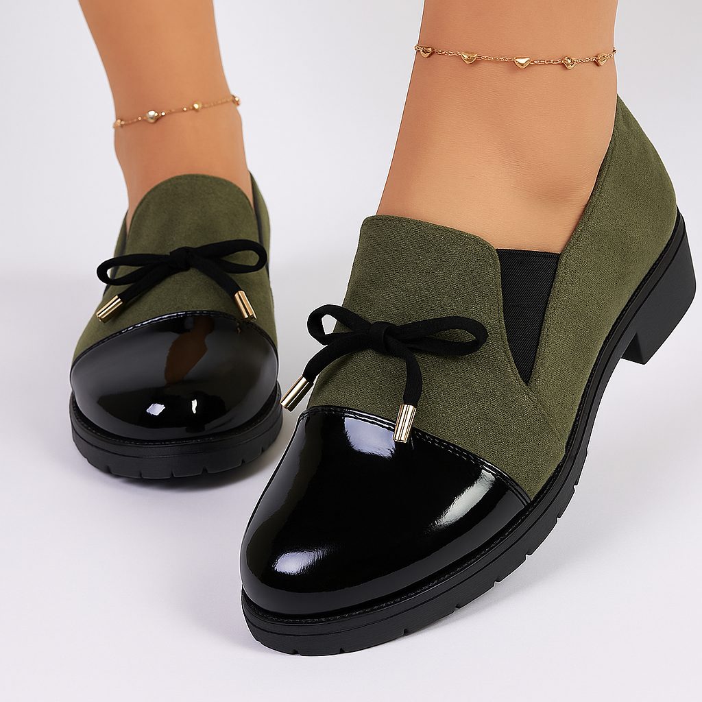 Lace-Up Suede Loafers for Women - View 8