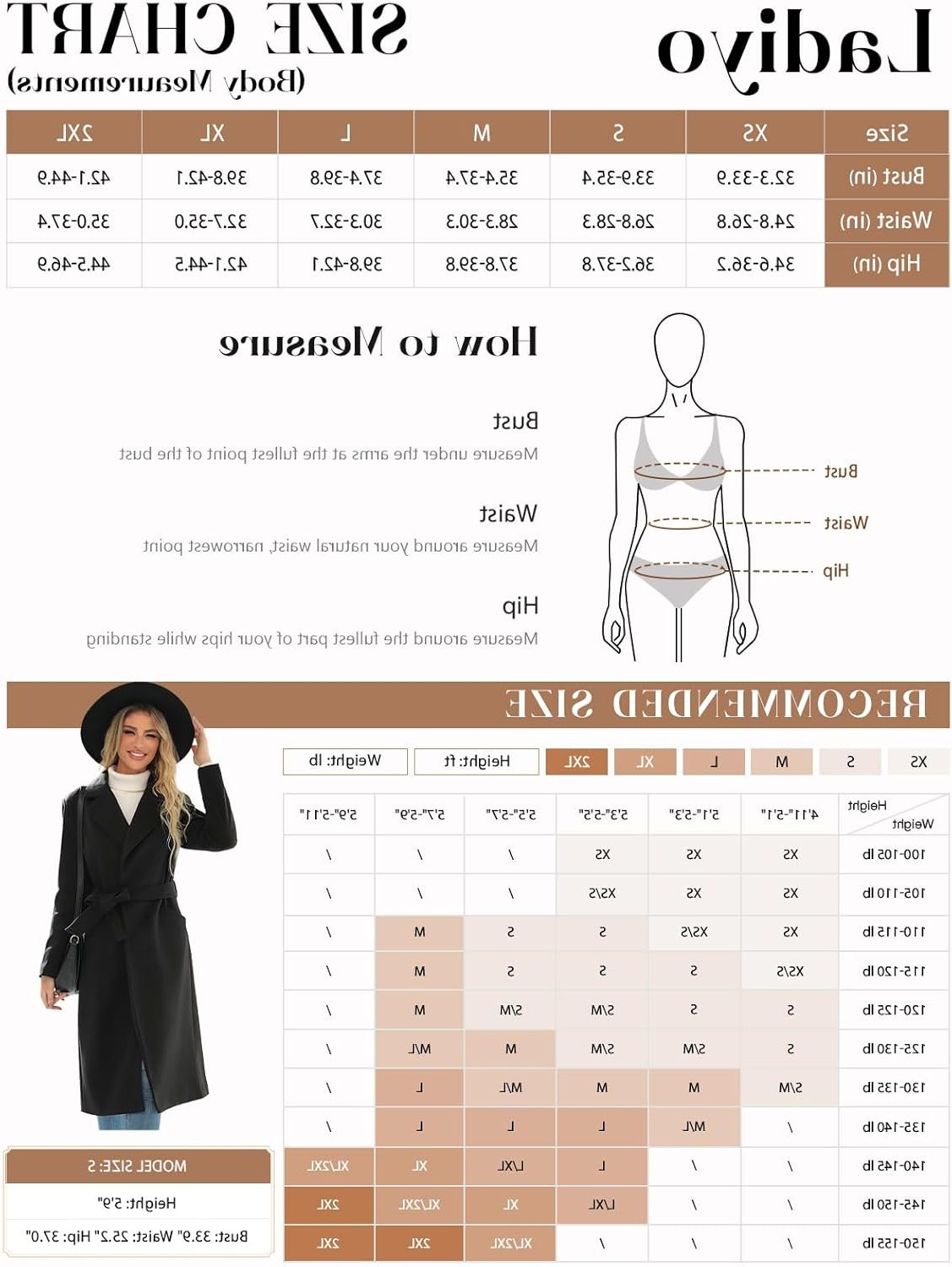Long Belted Lapel Coat for Women - View 41