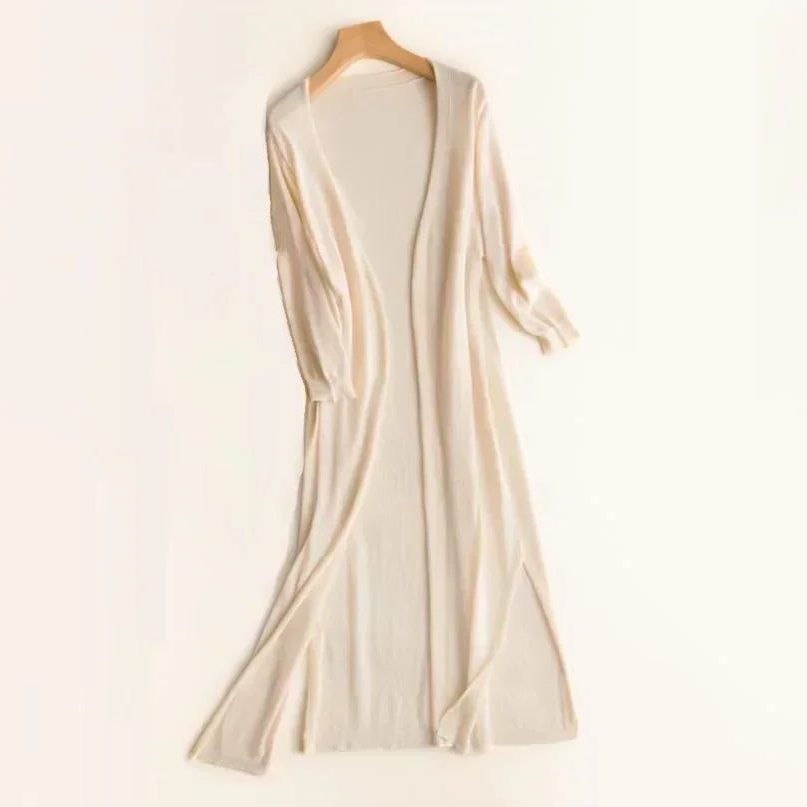 Long Open-Front Cardigan for Women - View 4