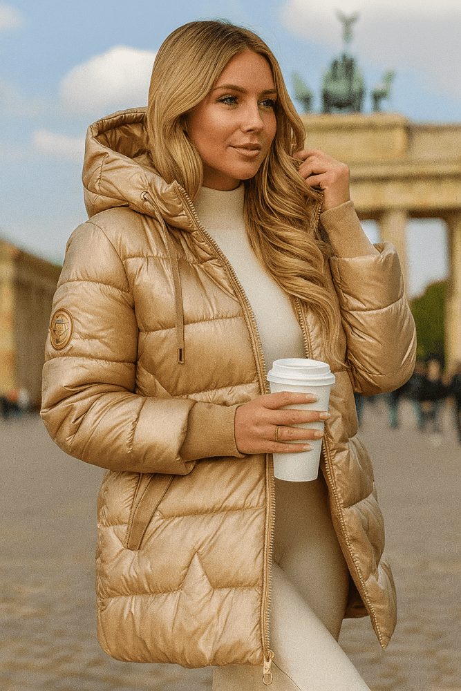 Long Puffer Jacket for Women - View 7