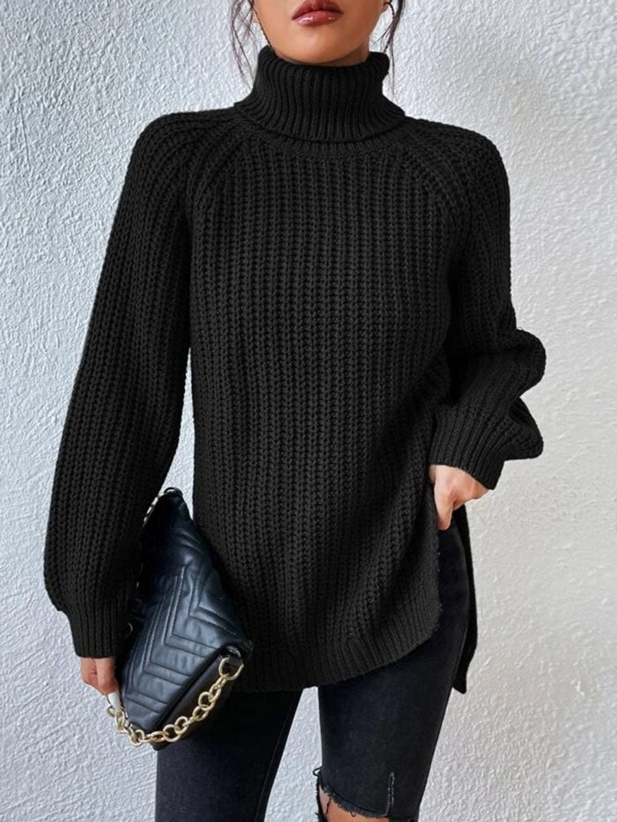 Long Sleeve Turtleneck Sweater for Women